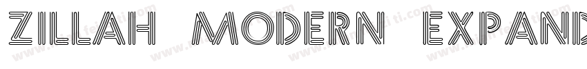 Zillah Modern Expanded字体转换